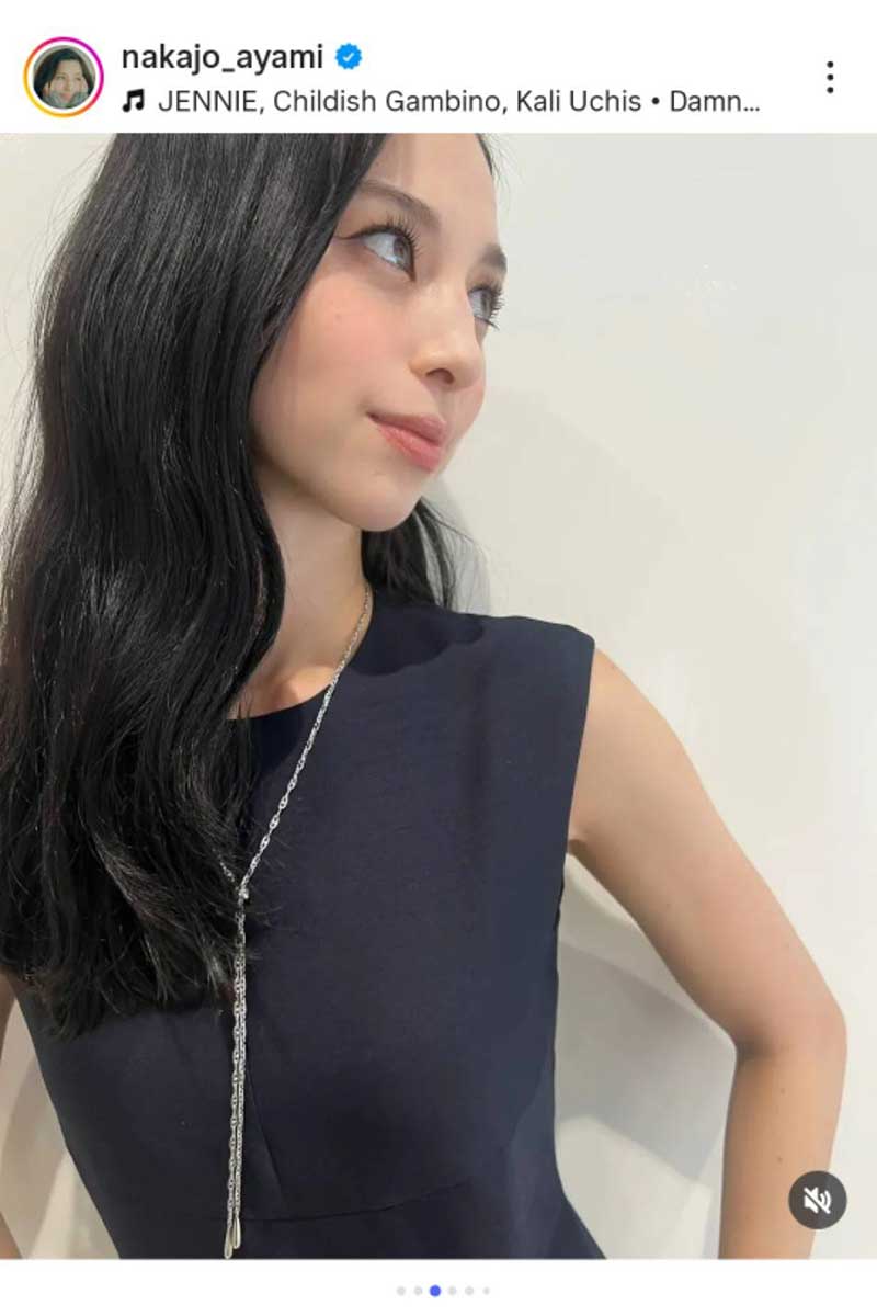 中条あやみの実際の投稿【写真：インスタグラム（＠nakajo_ayami）より】