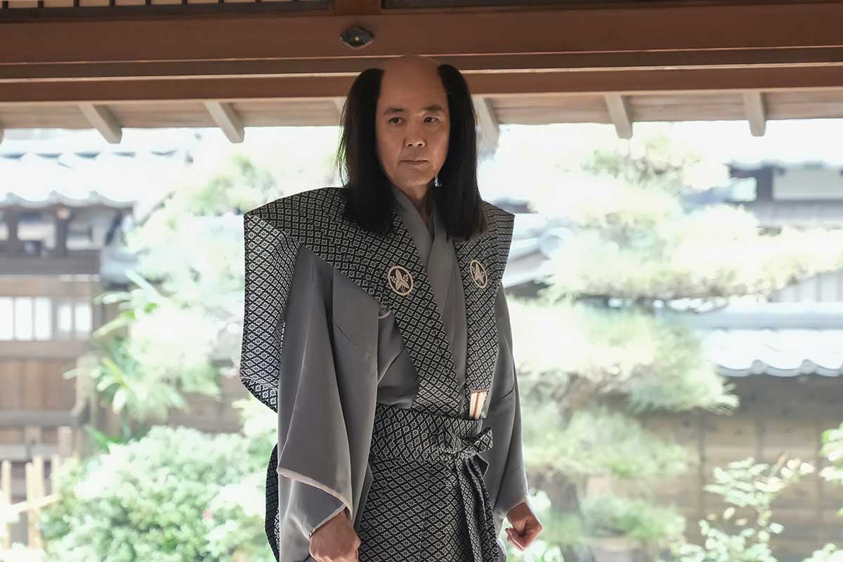 マゲ落とした司之介を演じる岡部たかし【写真：(C)NHK】