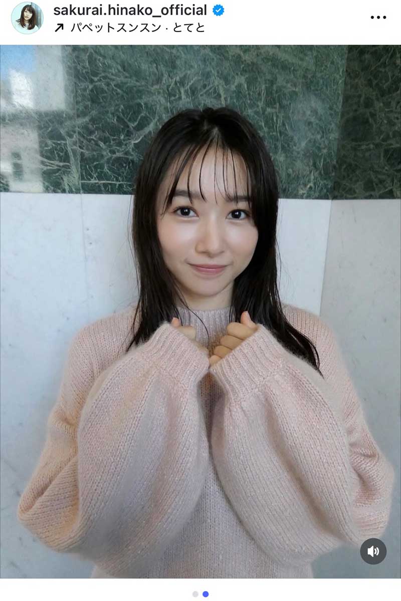 桜井日奈子【写真：インスタグラム（@sakurai.hinako_official）より】