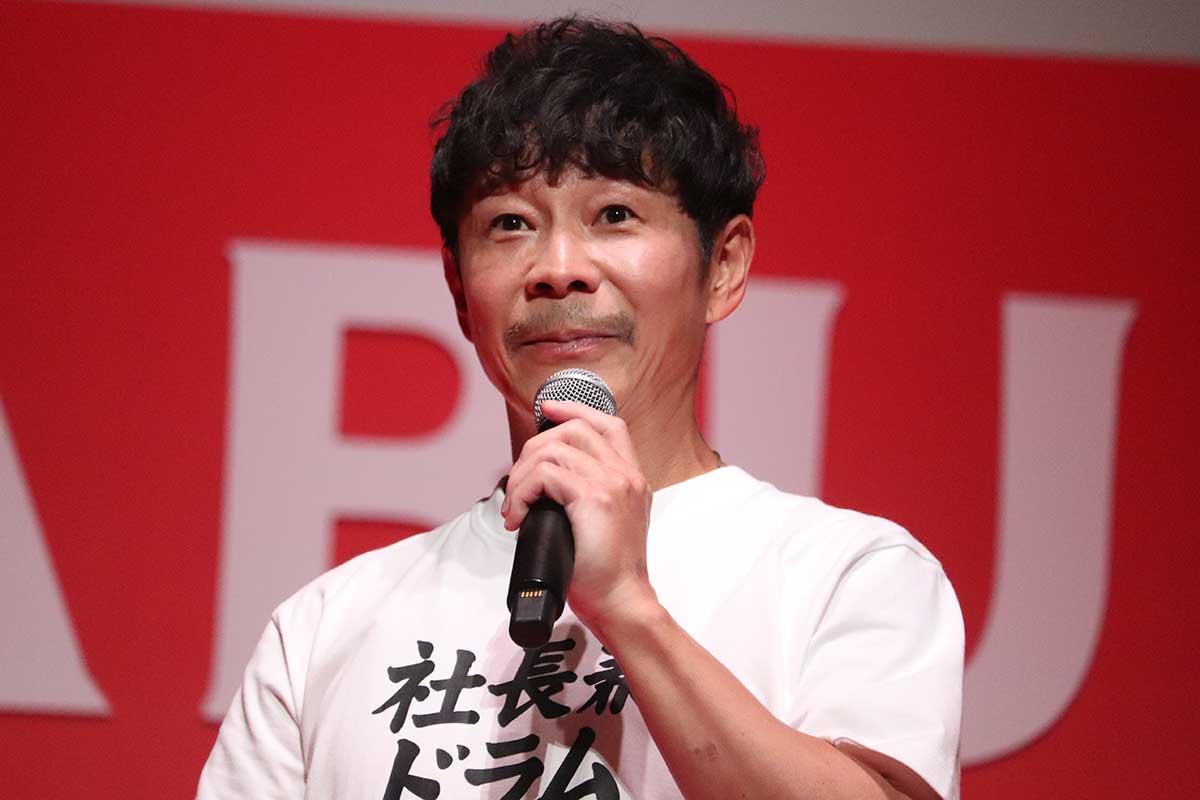 イベントに登壇した前澤友作氏【写真:ENCOUNT編集部】