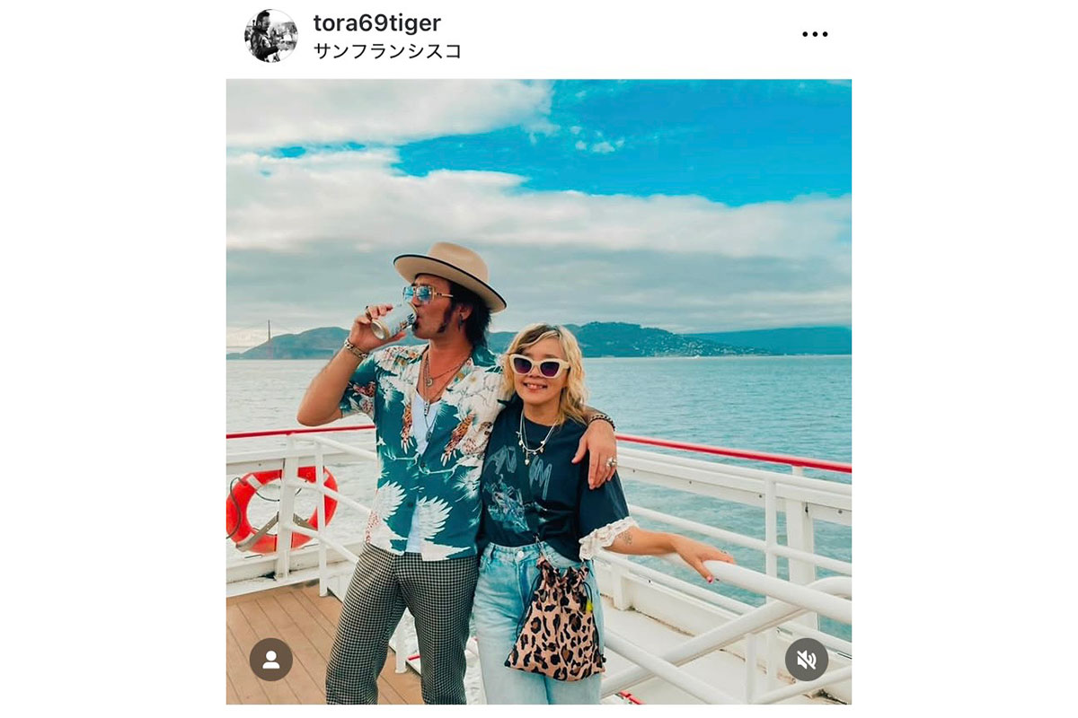 野沢直子の実際の投稿【写真:インスタグラム(@tora69tiger)より】