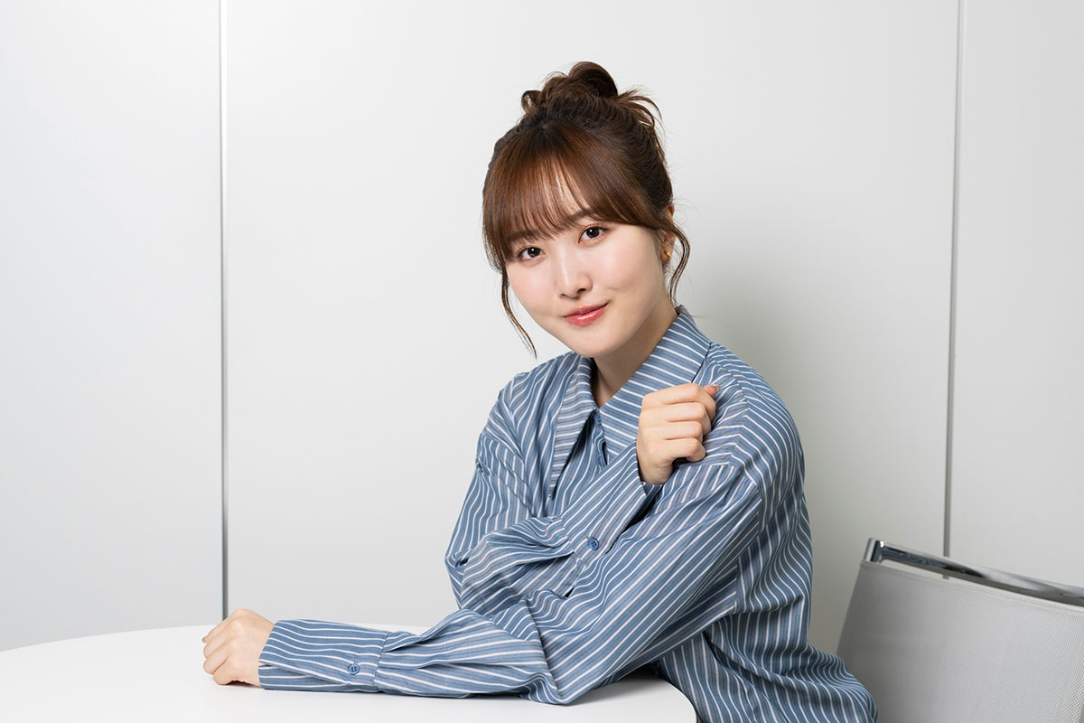 プライベートについても明かした【写真：舛元清香】