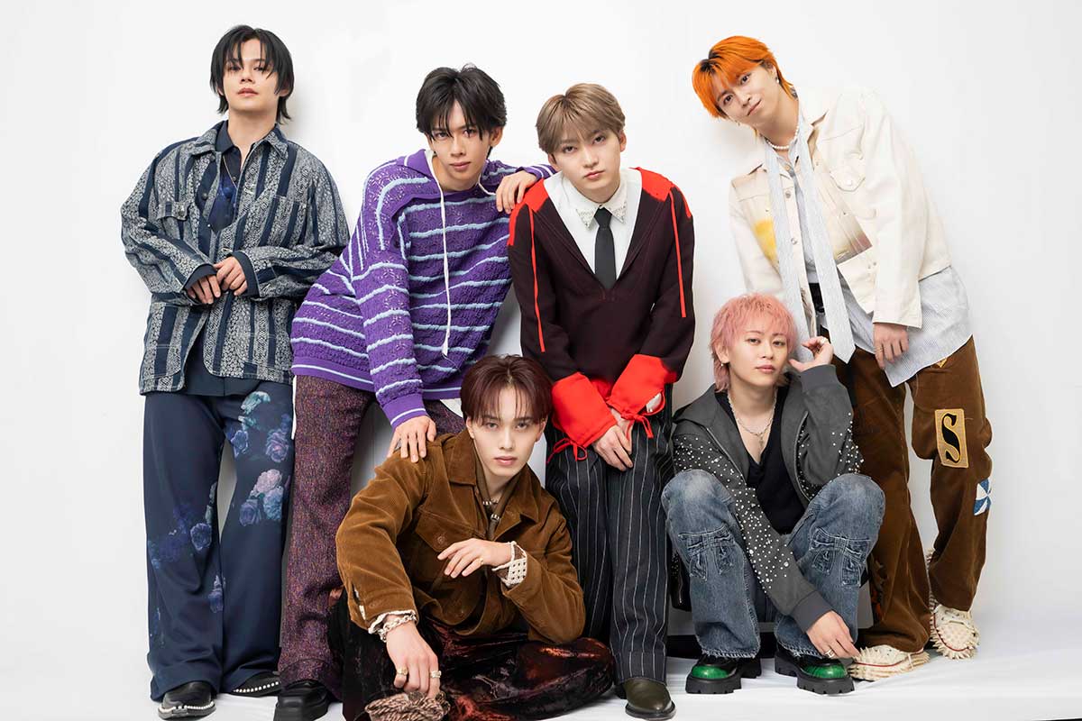 今回のインタビュー連載に登場する超特急メンバー6人【写真:藤岡雅樹】