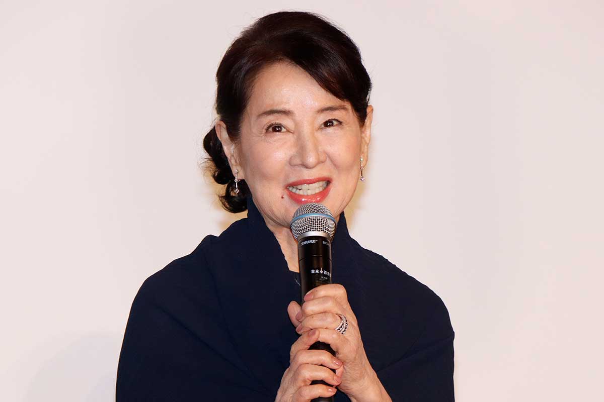 舞台あいさつに登壇した吉永小百合【写真:ENCOUNT編集部】