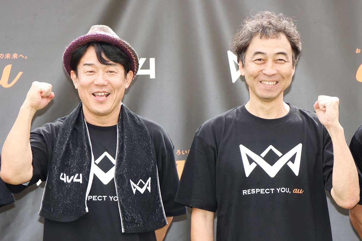 イベントに登壇したペナルティのヒデ(左)とワッキー【写真:ENCOUNT編集部】