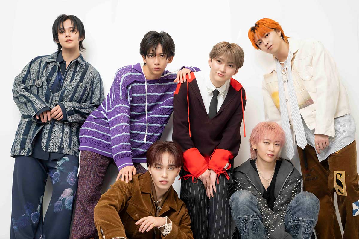 今回のインタビュー連載に登場する超特急メンバー6人【写真：藤岡雅樹】