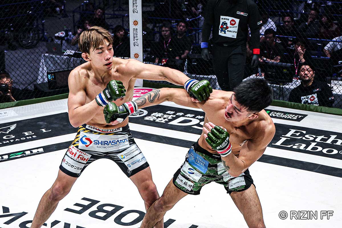 【RIZIN】朝倉未来チャレンジ→BD全勝の安井飛馬が判定負けでプロ初黒星　勝利アピールも…首ひねる