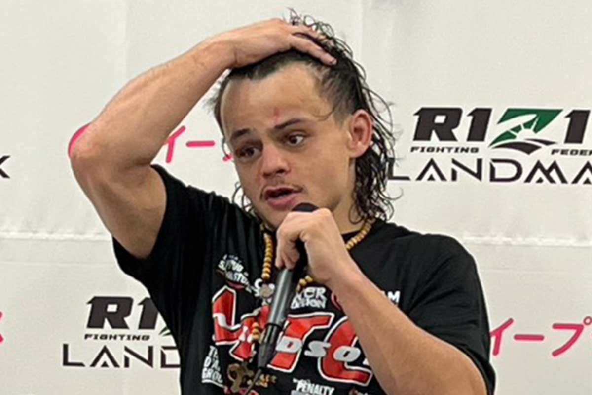 会見に登壇したトニー・ララミー【写真:ENCOUNT編集部】