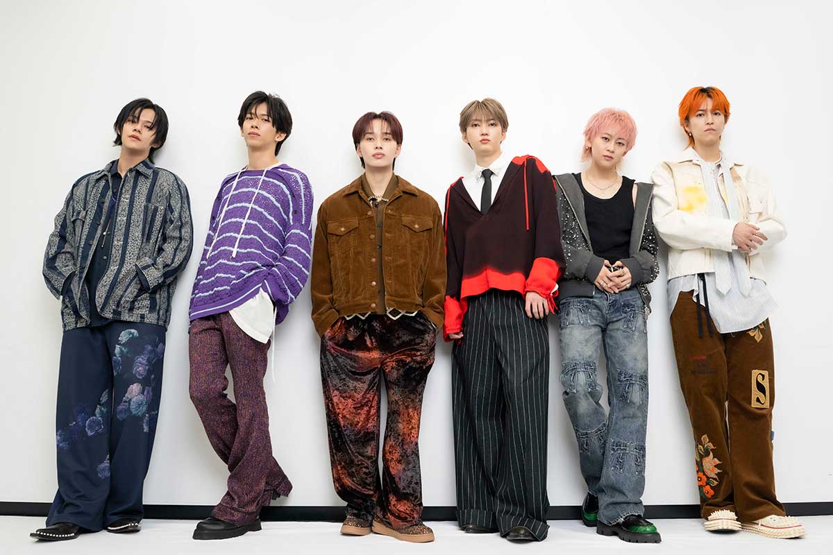 今回のインタビュー連載に登場する超特急メンバー6人【写真：藤岡雅樹】