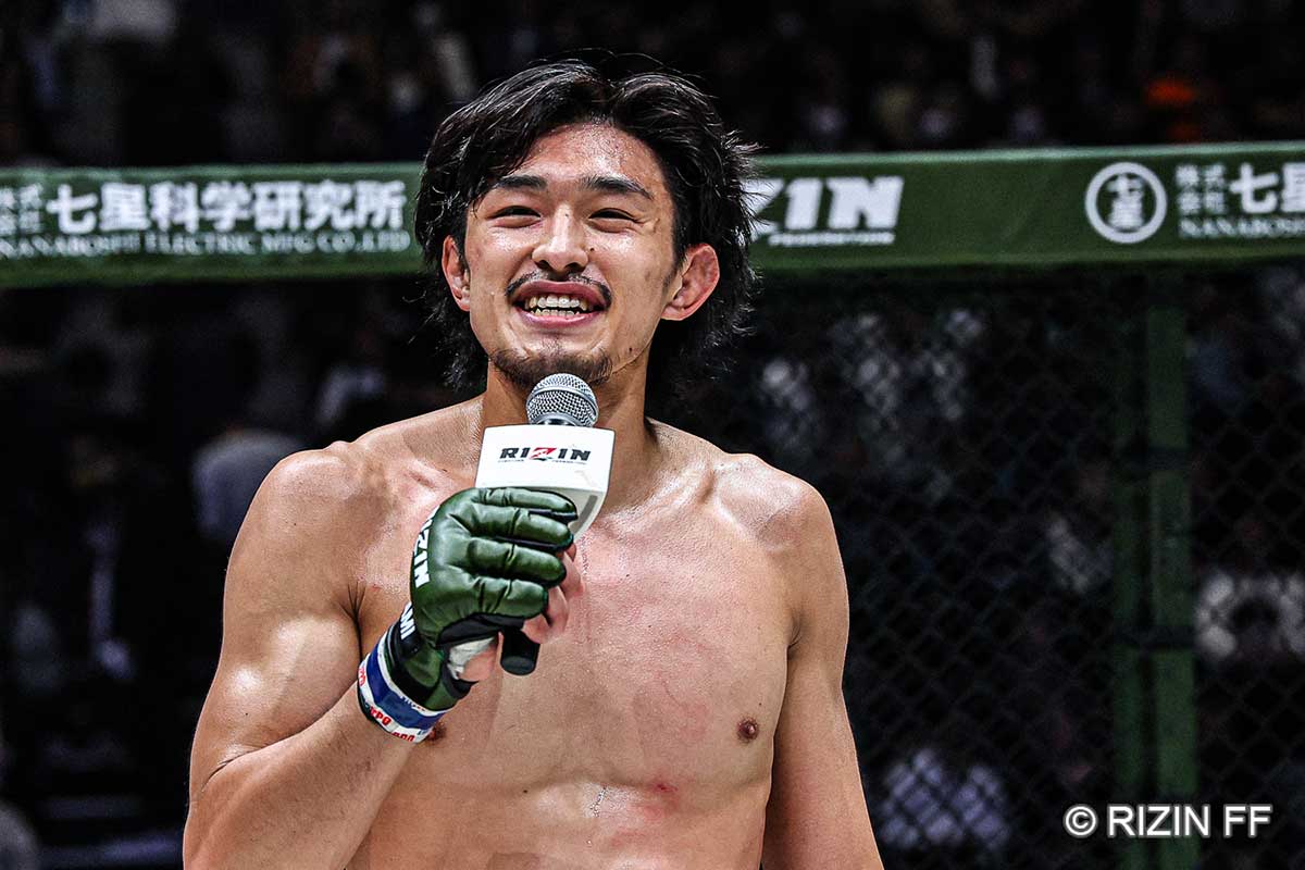 大みそかRIZINへの参戦を直訴した【写真：(C)RIZIN FF】