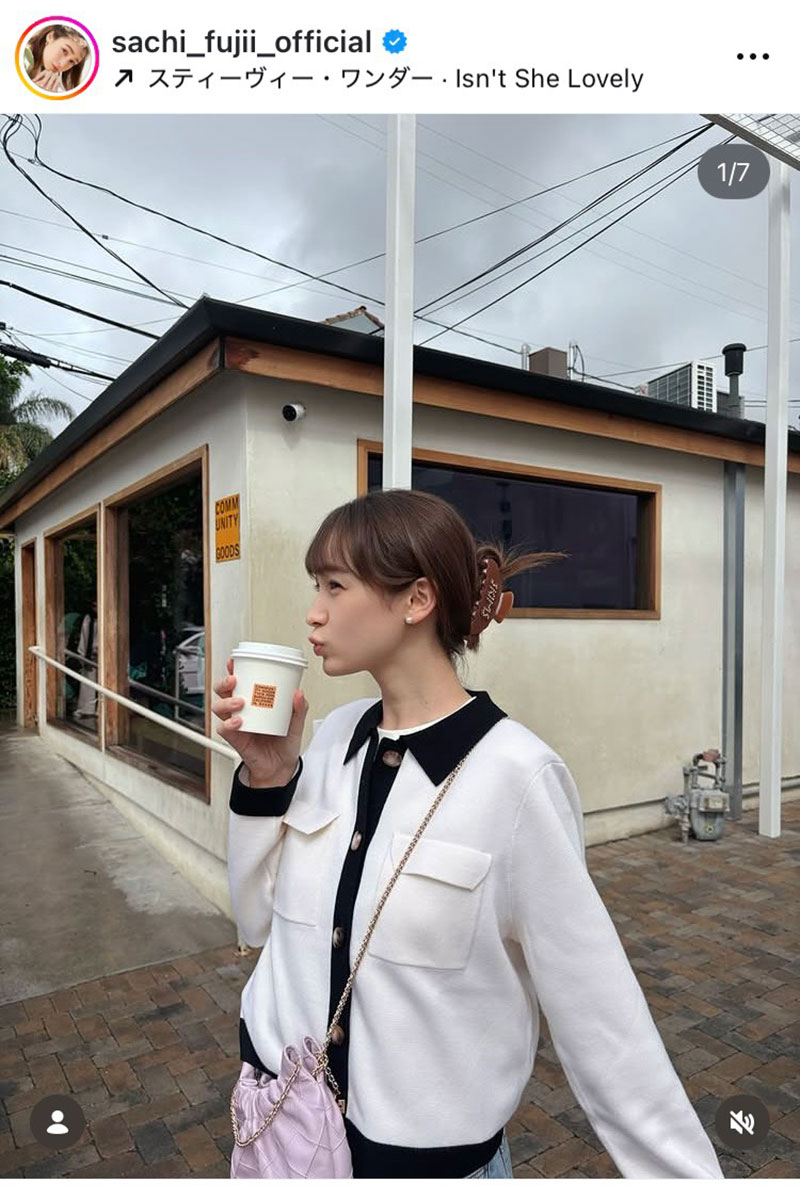 藤井サチ【写真:インスタグラム(@sachi_fujii_official)より】