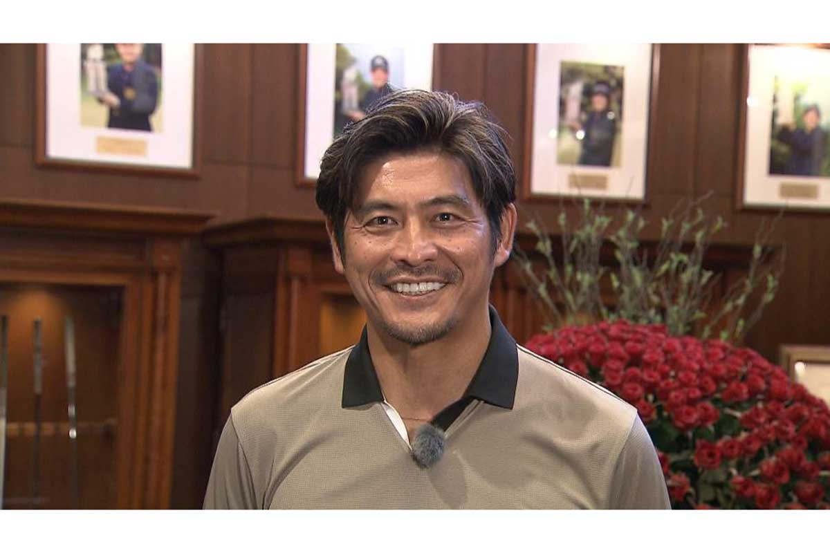 坂口憲二がゴルフ中継応援アンバサダーに就任