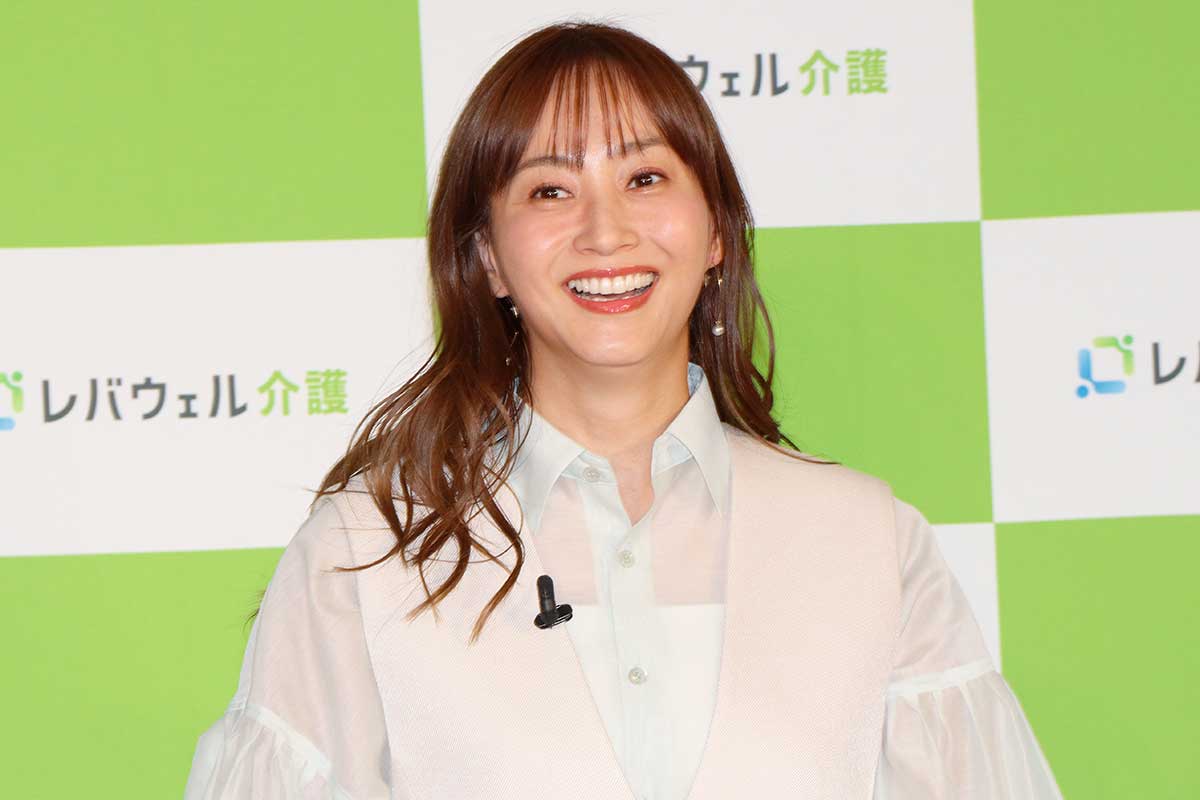 イベントに出席した藤本美貴【写真:ENCOUNT編集部】