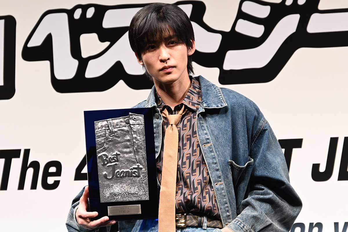 Snow Man目黒蓮、2年連続ベストジーニスト受賞「1年の350日はジーンズ履いていたと思います」