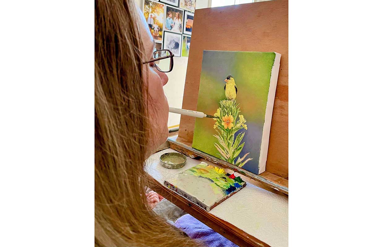 口で絵を描くことが希望となった