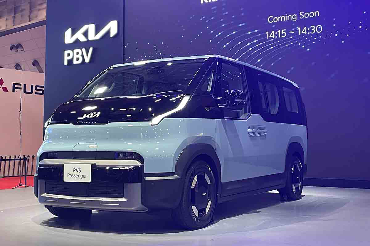 キアのバッテリーEV「PV5」【写真：ENCOUNT編集部】