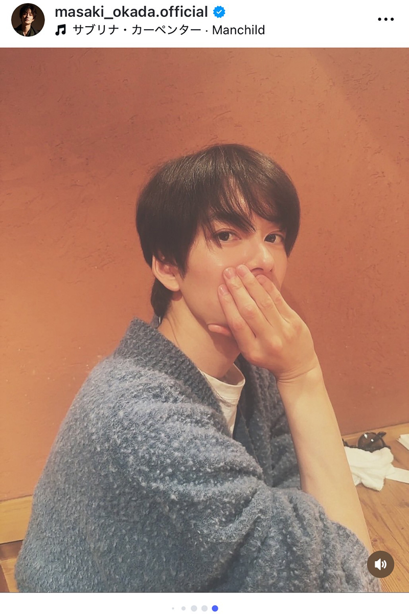 岡田将生【写真:インスタグラム(@masaki_okada.official)より】