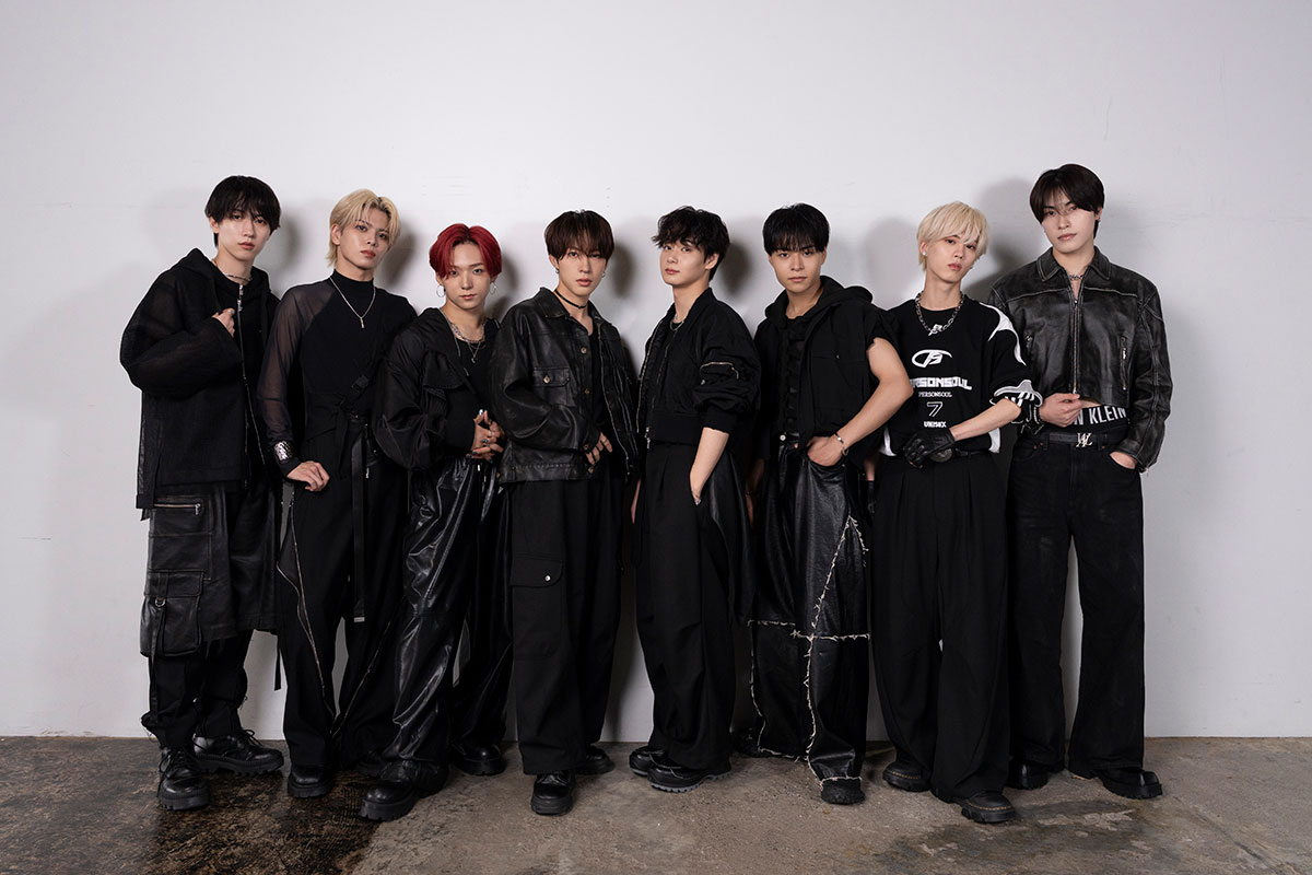 （左から）四谷真佑、栗田航兵、古瀬直輝、高橋わたる、太田駿静、海帆、小堀柊、西島蓮汰【写真：増田美咲】