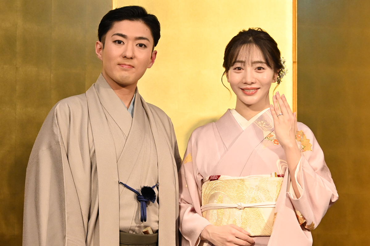 中村橋之助＆能條愛未が婚約発表　夫婦役共演がきっかけ…プロポーズはひざまずいて「結婚してください」