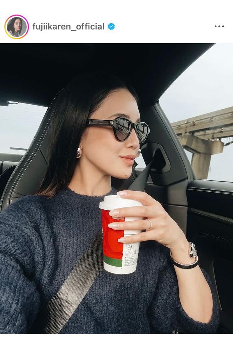 藤井夏恋の実際の投稿【写真：インスタグラム（＠fujiikaren_official）より】