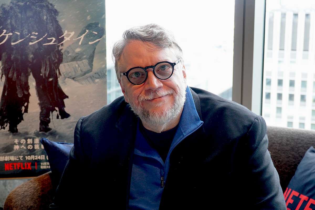 インタビューに応じたギレルモ・デル・トロ監督【写真:ENCOUNT編集部】