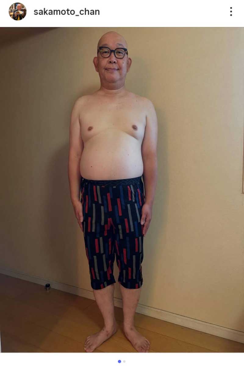 減量前の坂本ちゃん【写真：インスタグラム（＠sakamoto_chan）より】
