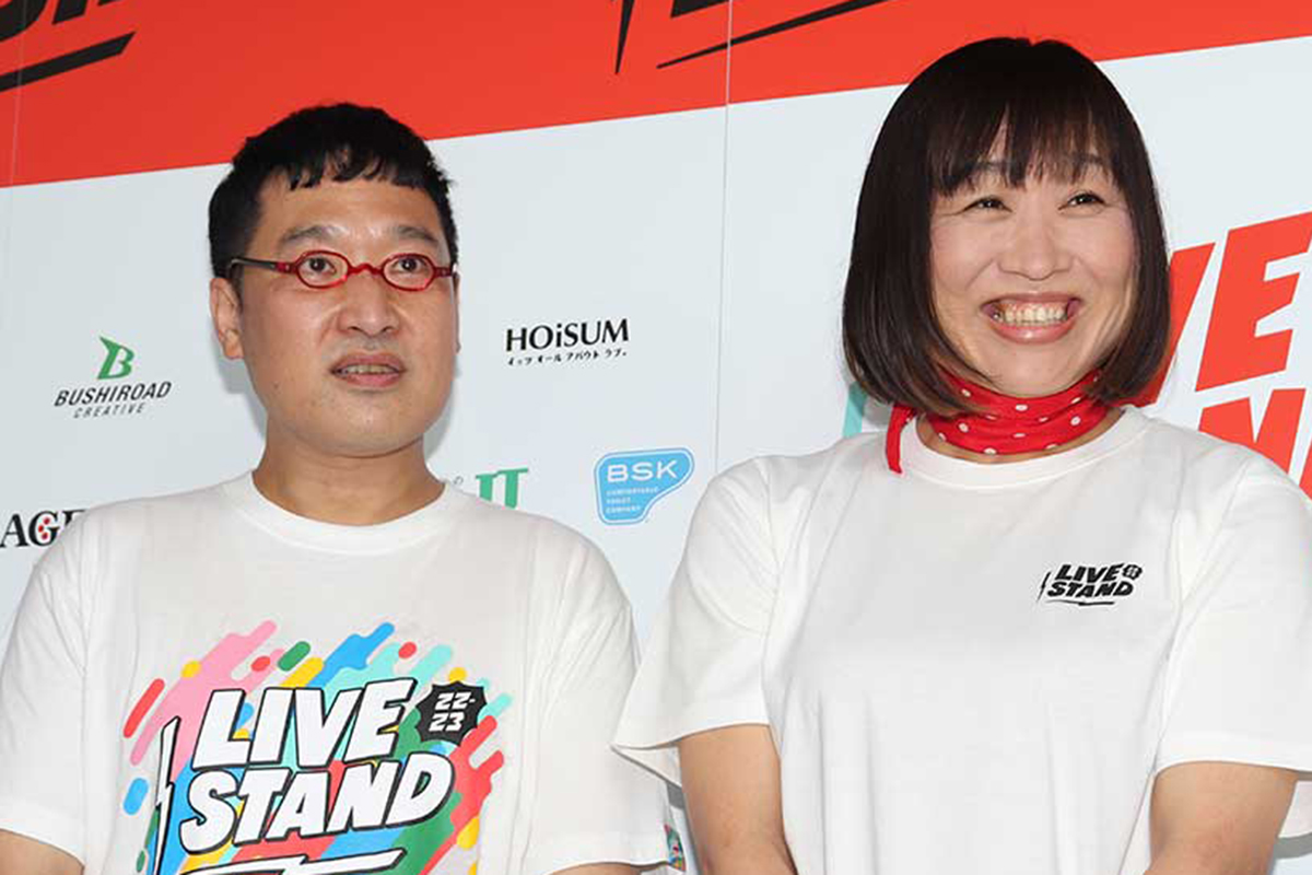 南海キャンディーズの山里亮太（左）としずちゃん【写真：ENCOUNT編集部】