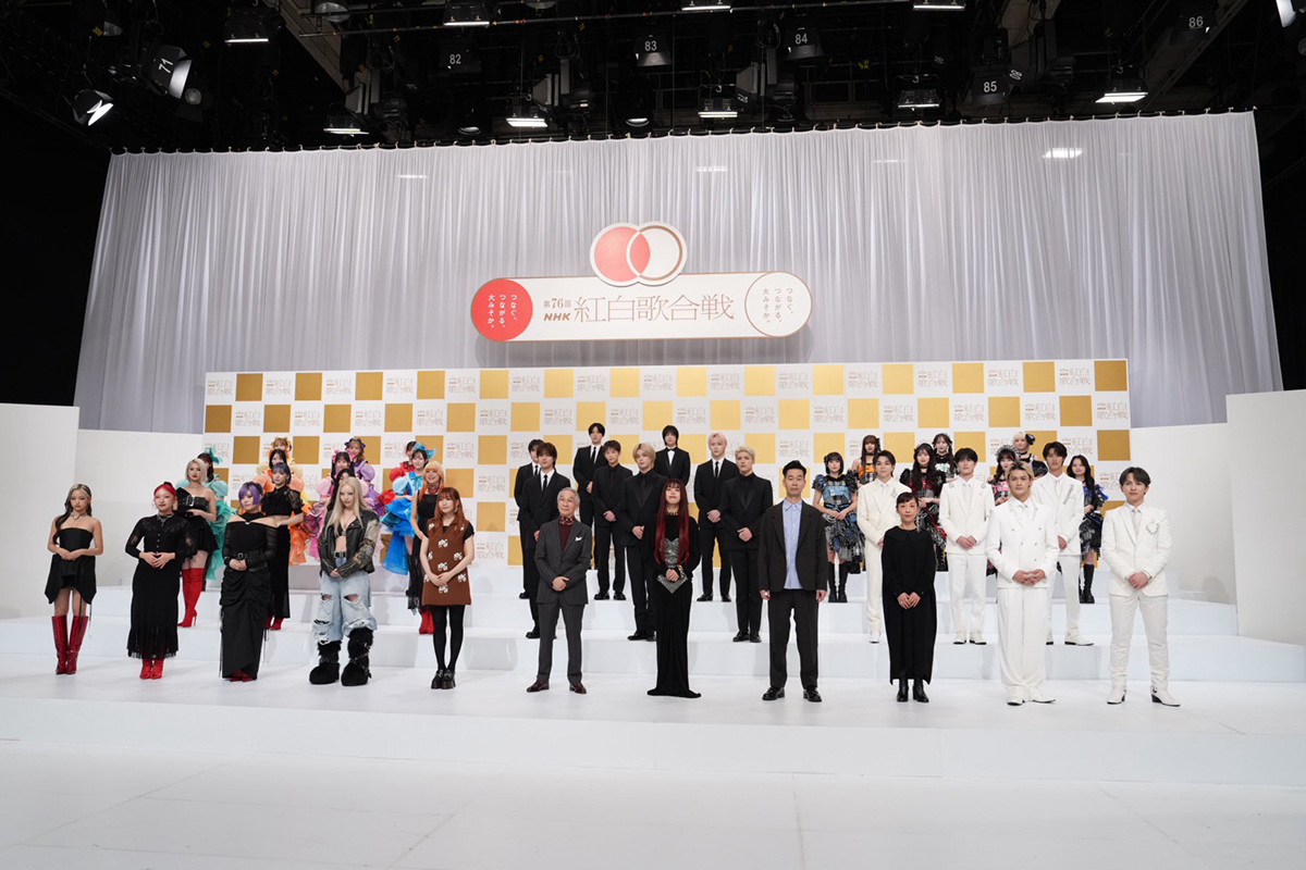 『第76回NHK紅白歌合戦』の出場歌手を発表した【写真:藤岡雅樹】