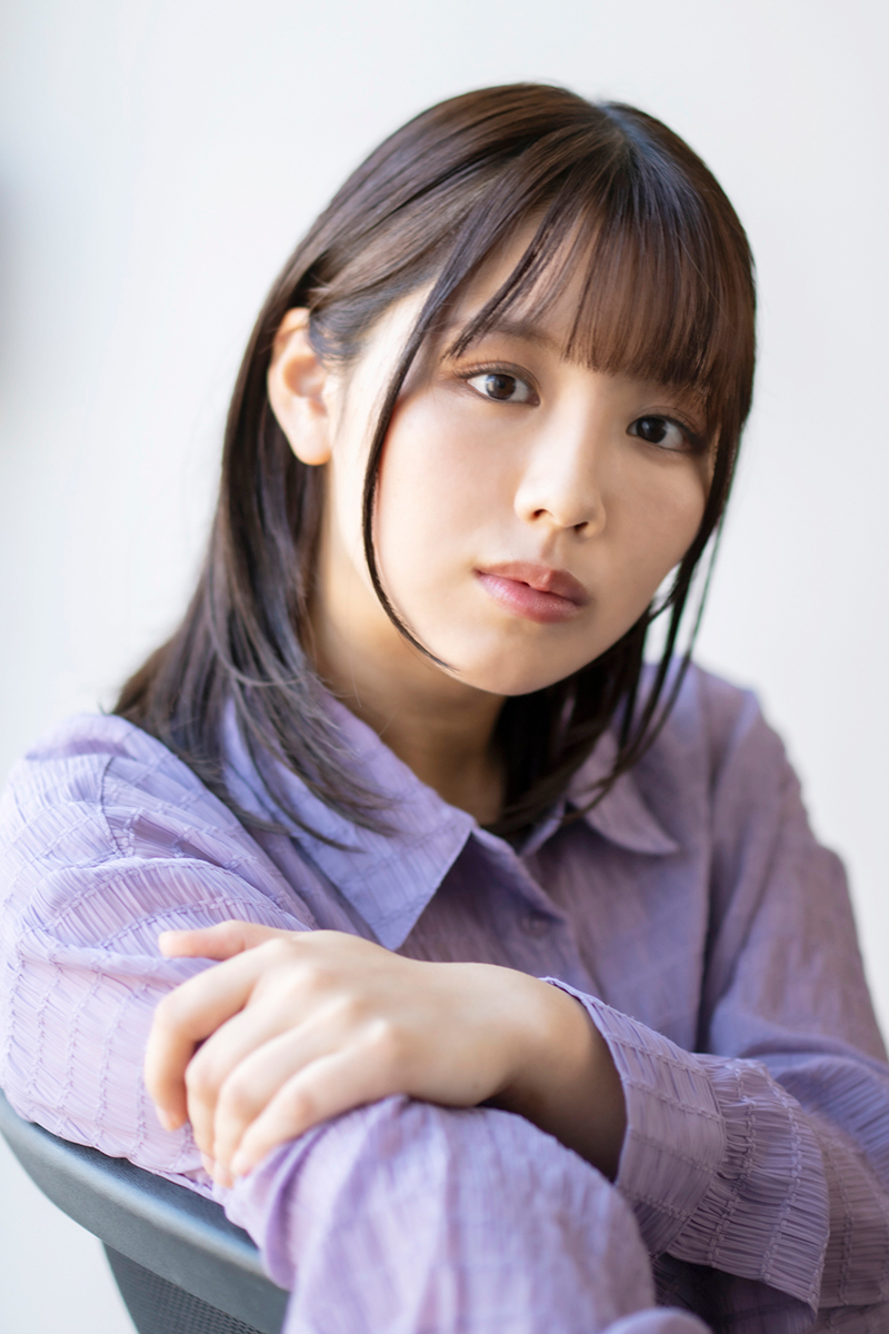 「ホラー作品に出るのは夢です」と語った【写真：舛元清香】