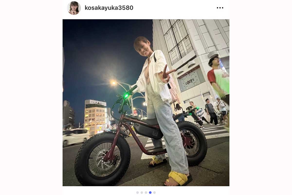 小阪由佳の実際の投稿【写真：インスタグラム（@kosakayuka3580）より】