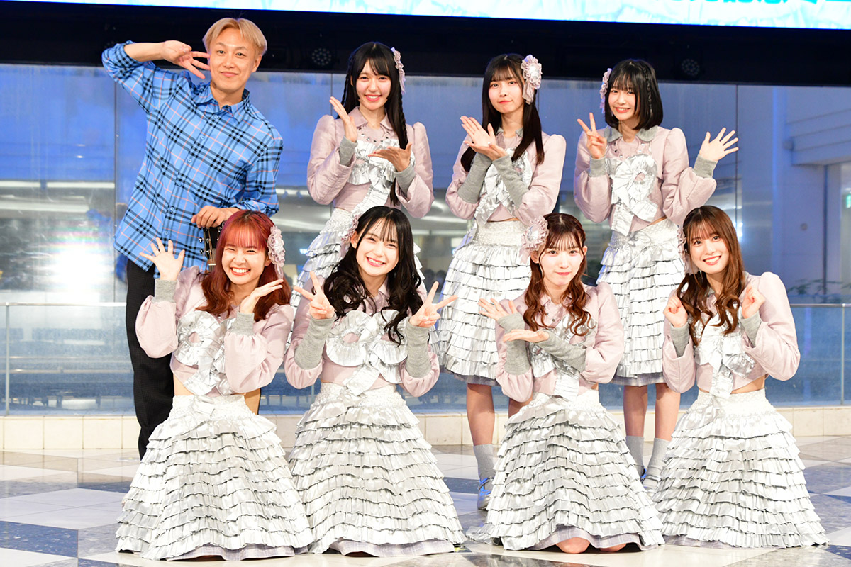 ukka10周年イベントにお見送り芸人しんいち乱入　“ゴマキの姪”芹澤もあへの推し告白に本人も笑顔