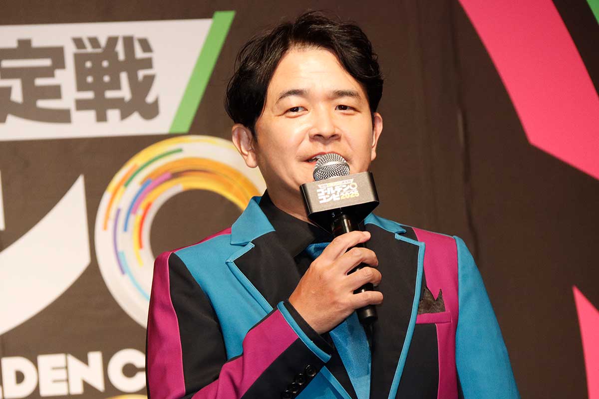 イベントに登壇した千鳥のノブ【写真：ENCOUNT編集部】