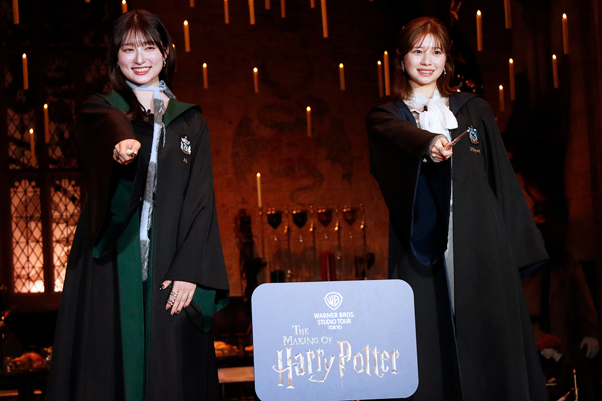 桜田ひより＆吉川愛、『ハリポタ』ツアーのアンバサダー就任で大感激「けっこう太めの柱に抱きつきました」