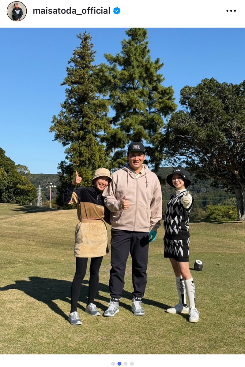 里田まい【写真：インスタグラム（＠maisatoda_official）より】
