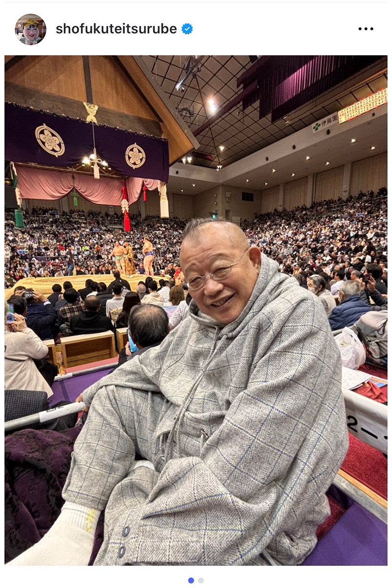 笑福亭鶴瓶の実際の投稿【写真：インスタグラム（＠shofukuteitsurube）より】