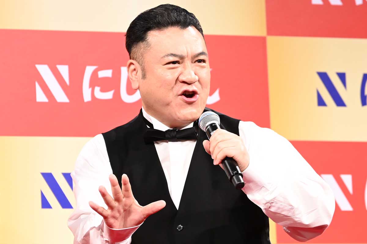 アンタ山崎、にしたんCMで演技「ほぼすべてアドリブ」　会場ではタンバリンを生披露