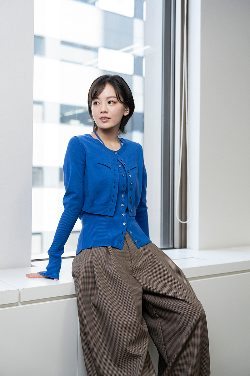 「どんな演技をしたか覚えてないんです」と明かした【写真：増田美咲】