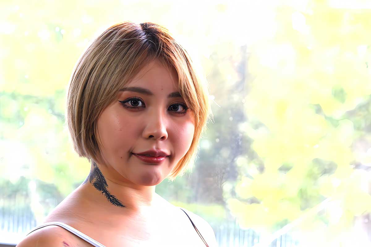 プロレス界に入るまでの経緯を語った虎牙のん【写真:橋場了吾】