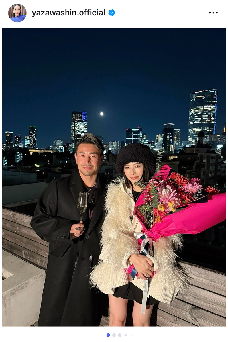 矢沢心の実際の投稿【写真：インスタグラム（＠yazawashin.official）より】