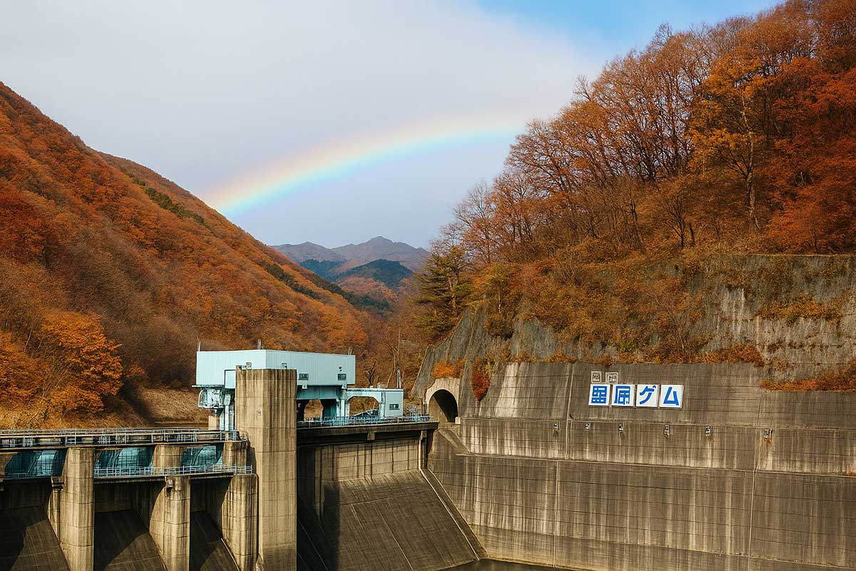 「〇〇ゲムってなんですか？」指摘が殺到したAI加工画像【写真：国土交通省薗原ダム管理支所公式Xから】