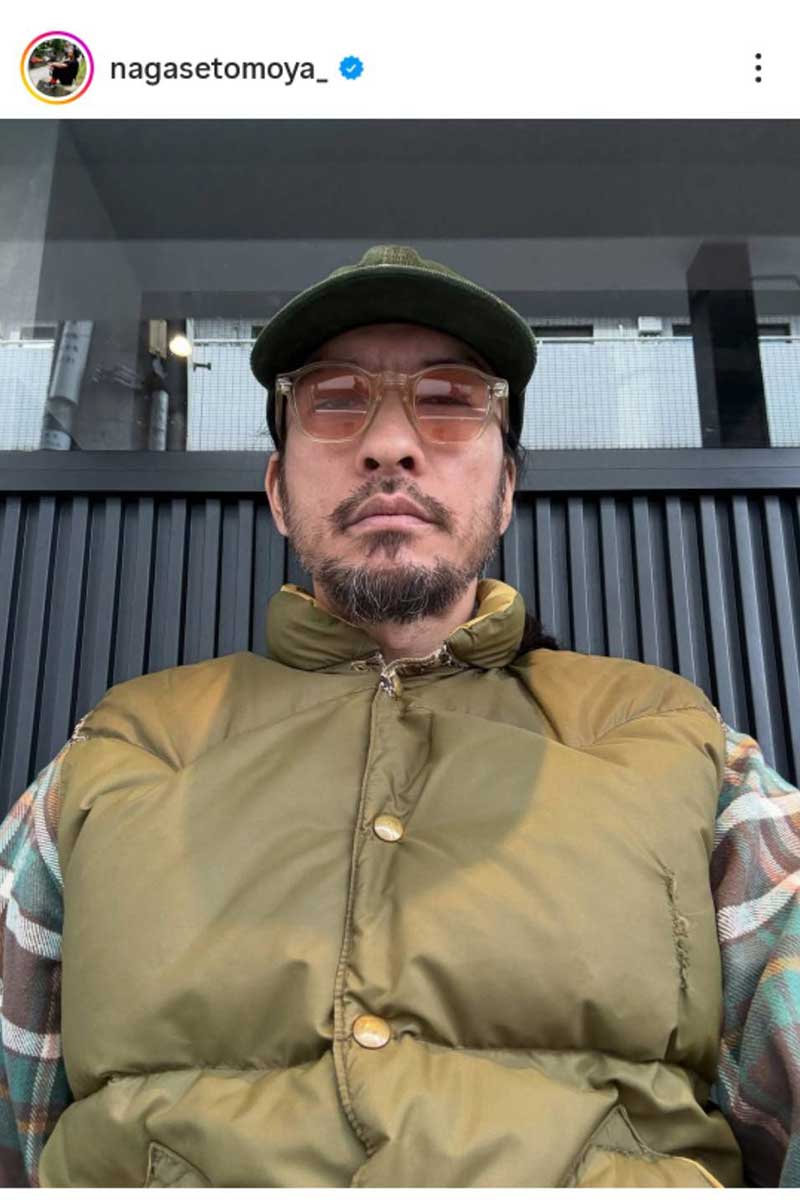 長瀬智也の実際の投稿【写真：インスタグラム（＠nagasetomoya_）より】