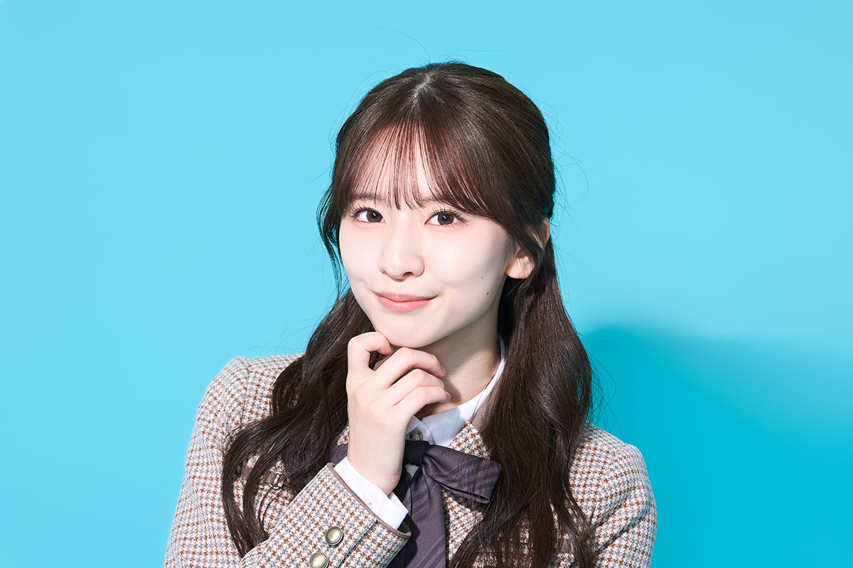 インタビューに応じた乃木坂46の菅原咲月【写真：矢口亨】