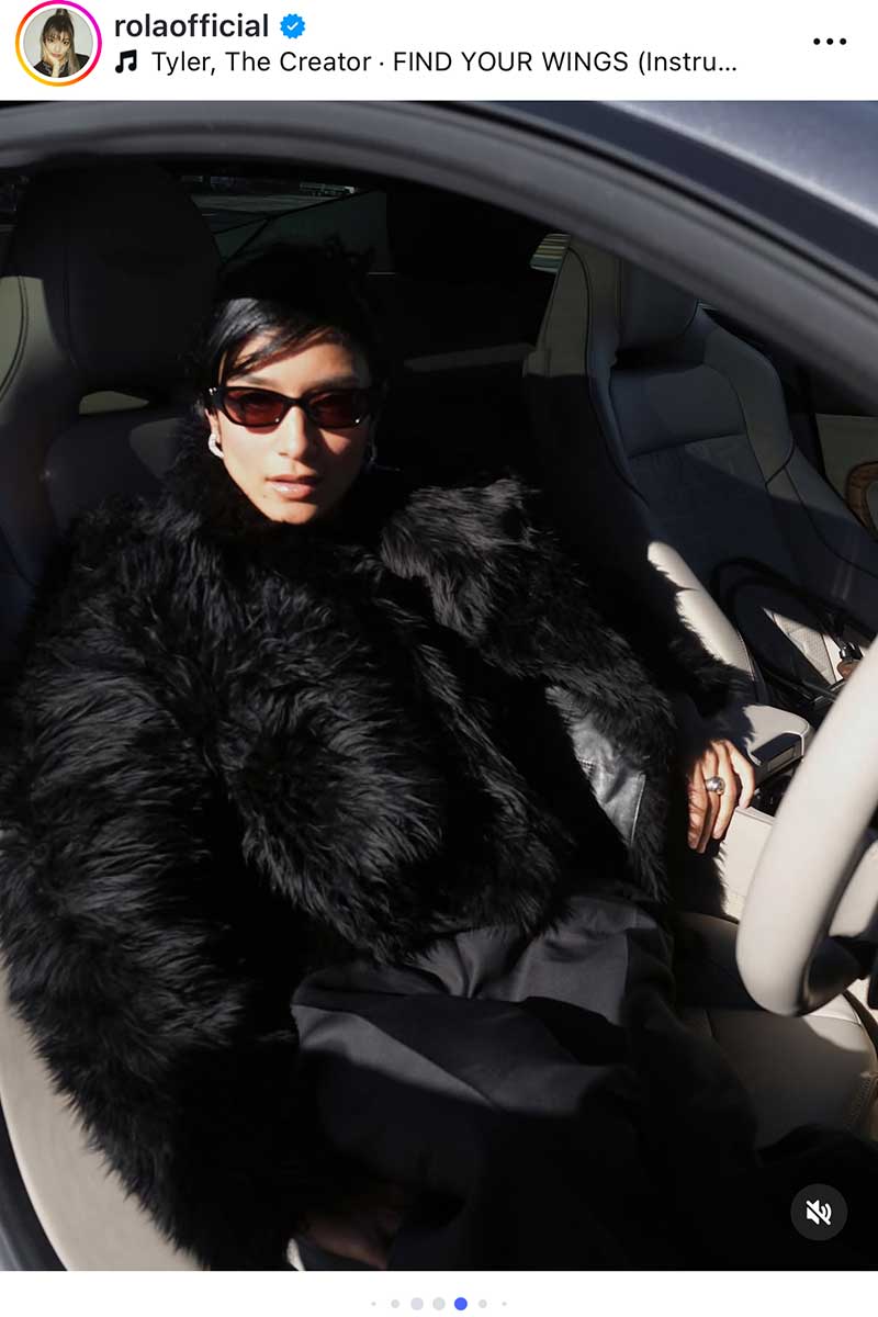 ローラの実際の投稿【写真：インスタグラム（@rolaofficial）より】