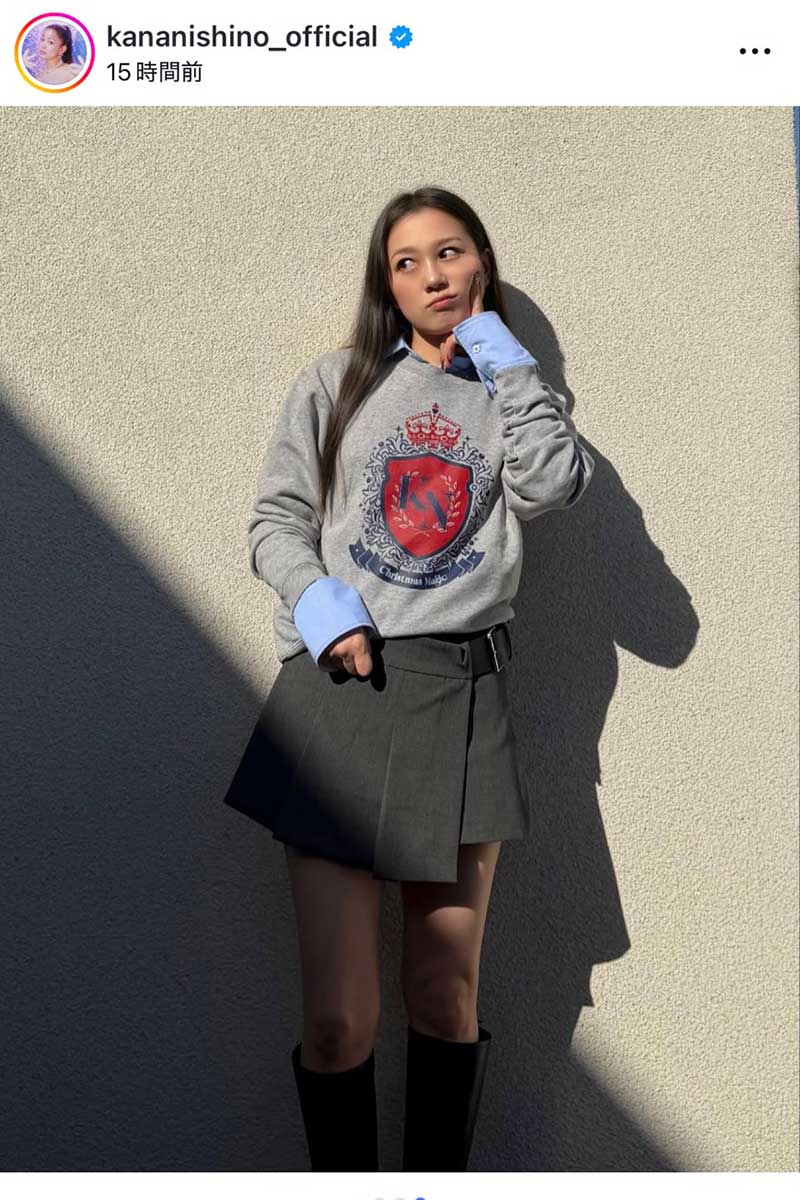 西野カナ【写真：インスタグラム（@kananishino_official）より】