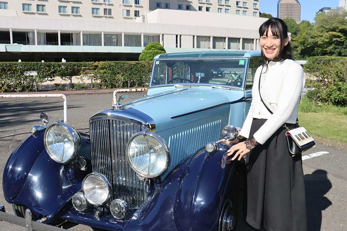 1939年式の戦前ベントレーが買ったばかりの愛車だ【写真：ENCOUNT編集部】
