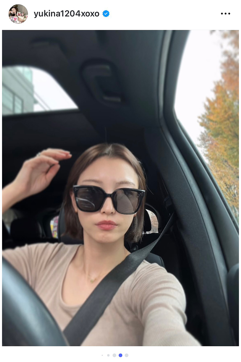 木下優樹菜の実際の投稿【写真：インスタグラム（＠yukina1204xoxo）より】