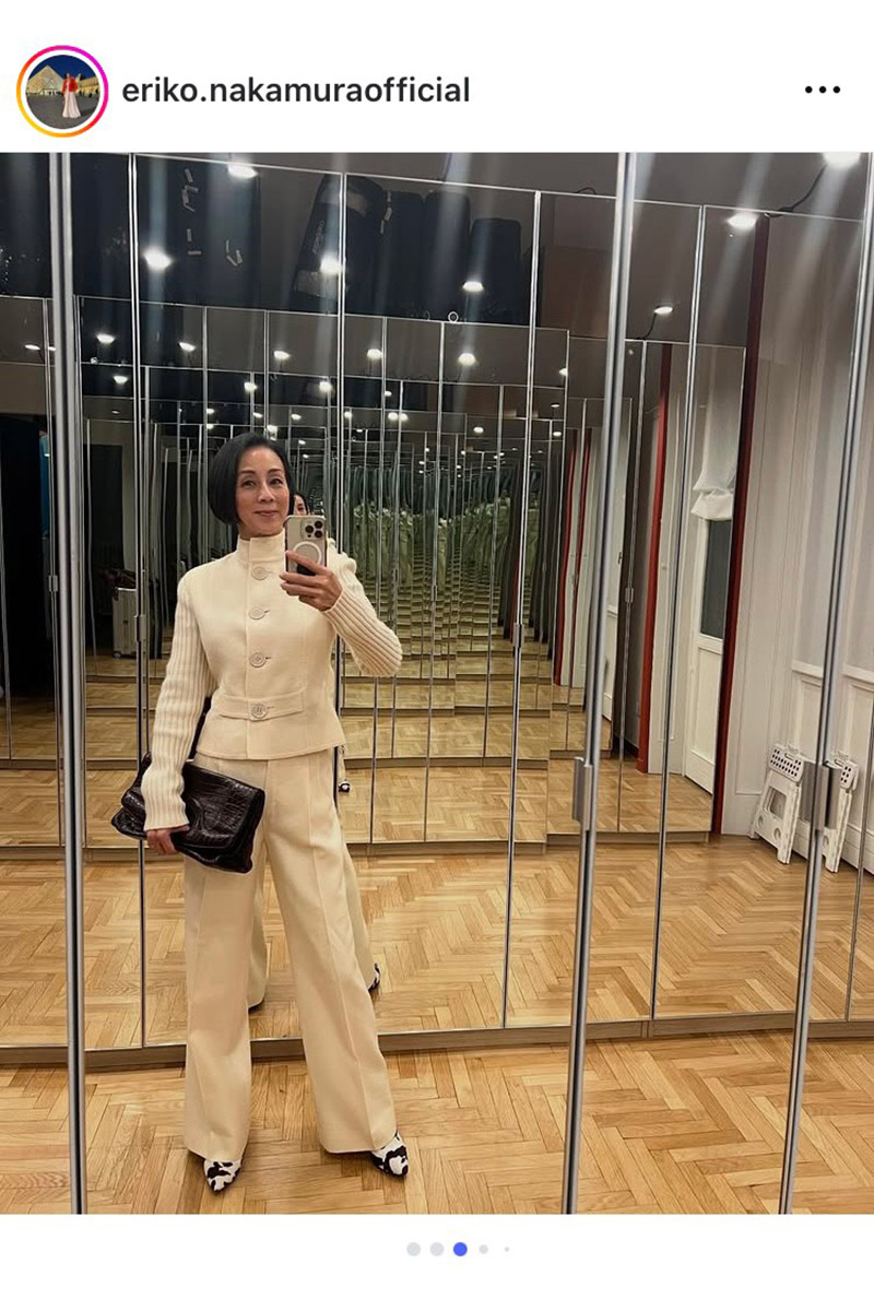 中村江里子【写真:インスタグラム(@eriko.nakamuraofficial)より】