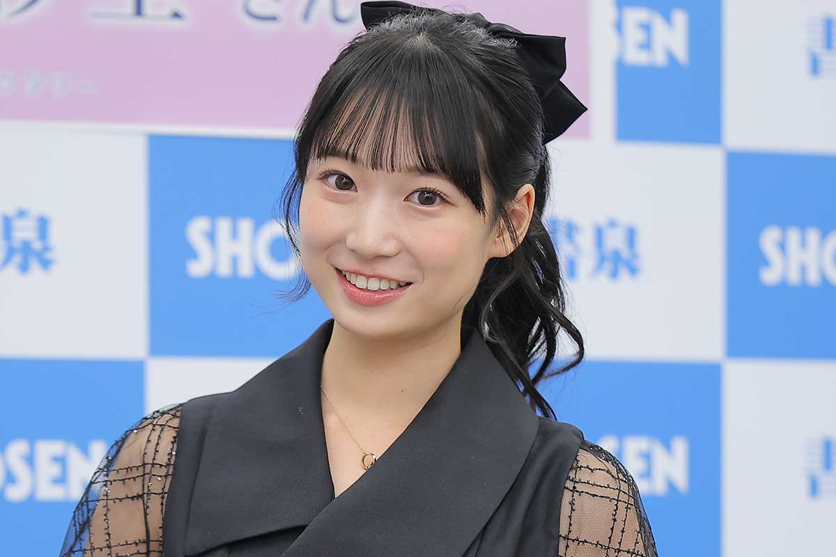 イベントに出席した百田汐里【写真：ENCOUNT編集部】
