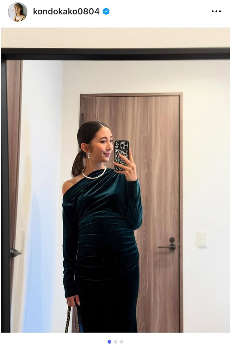 TBSの近藤夏子アナウンサー【写真:インスタグラム(@kondokako0804)より】