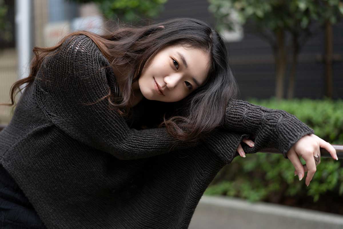 撮影を振り返った咲耶【写真:増田美咲】